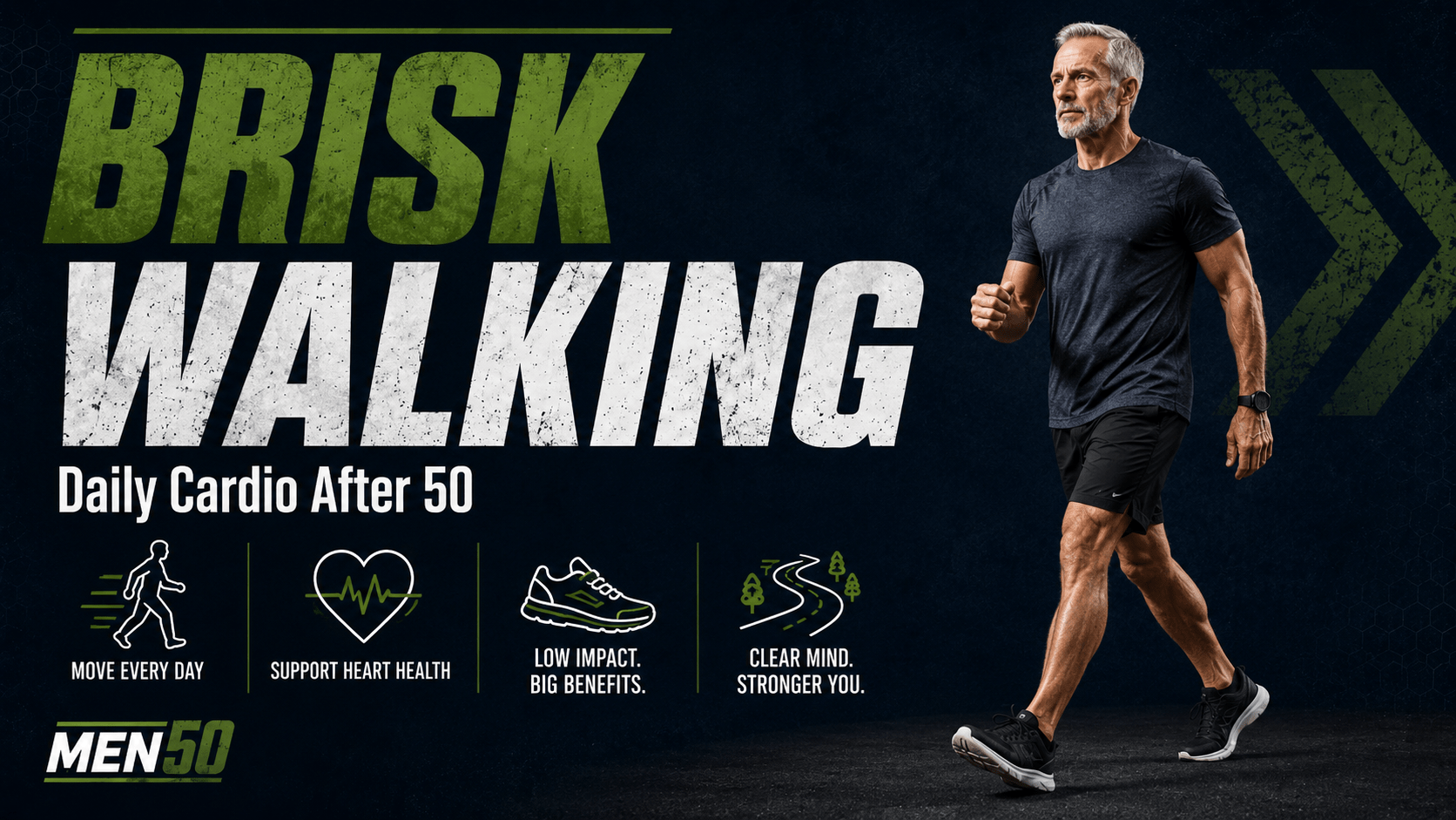 Brisk walking after 50 fitness guide