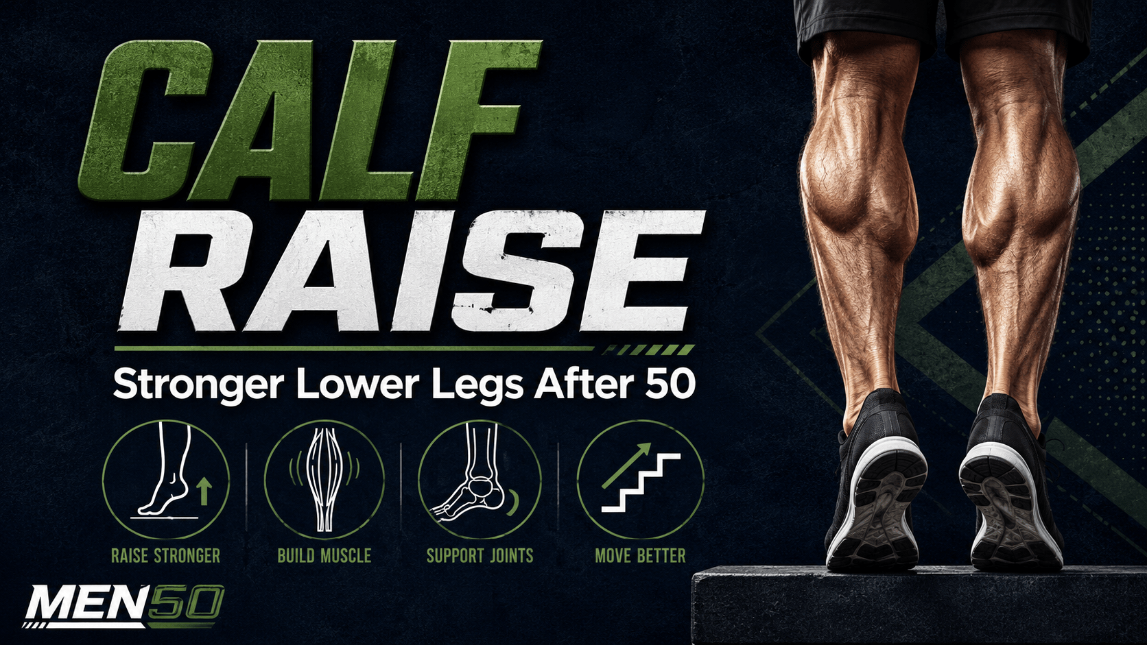 Calf raise workout for over 50s