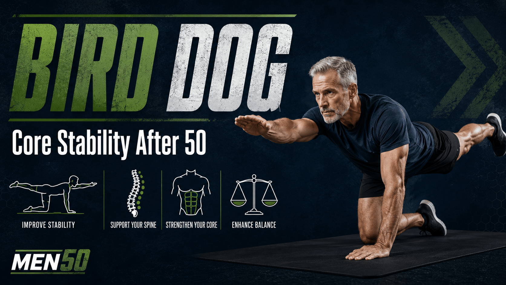 Core stability after 50 workout