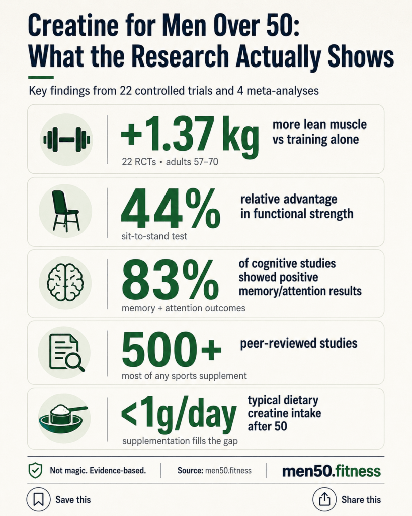 Creatine benefits for men over 50