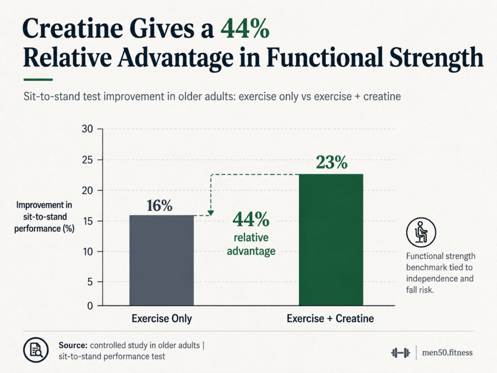 Creatine's impact on functional strength