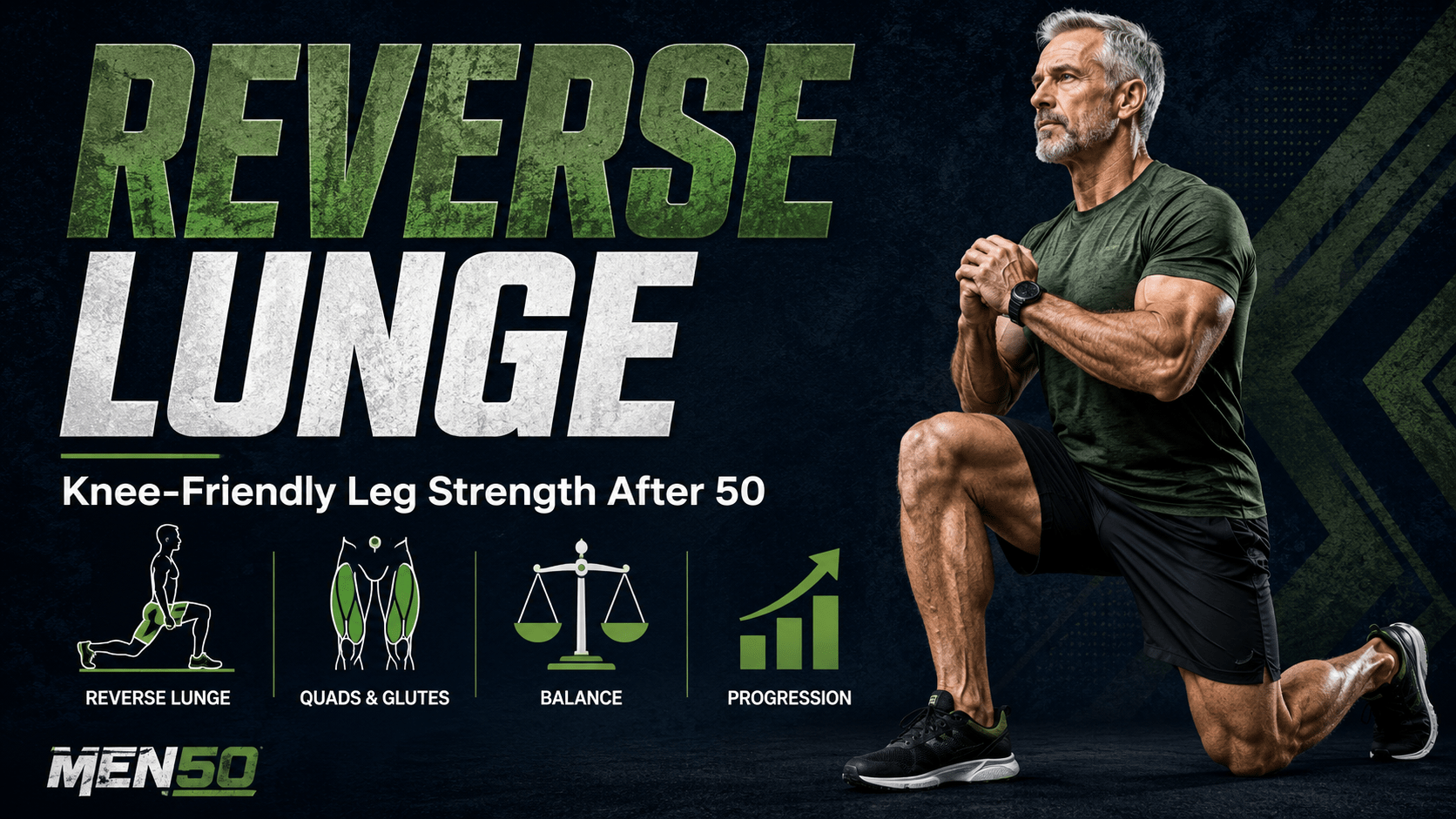 Reverse lunge for stronger legs over 50