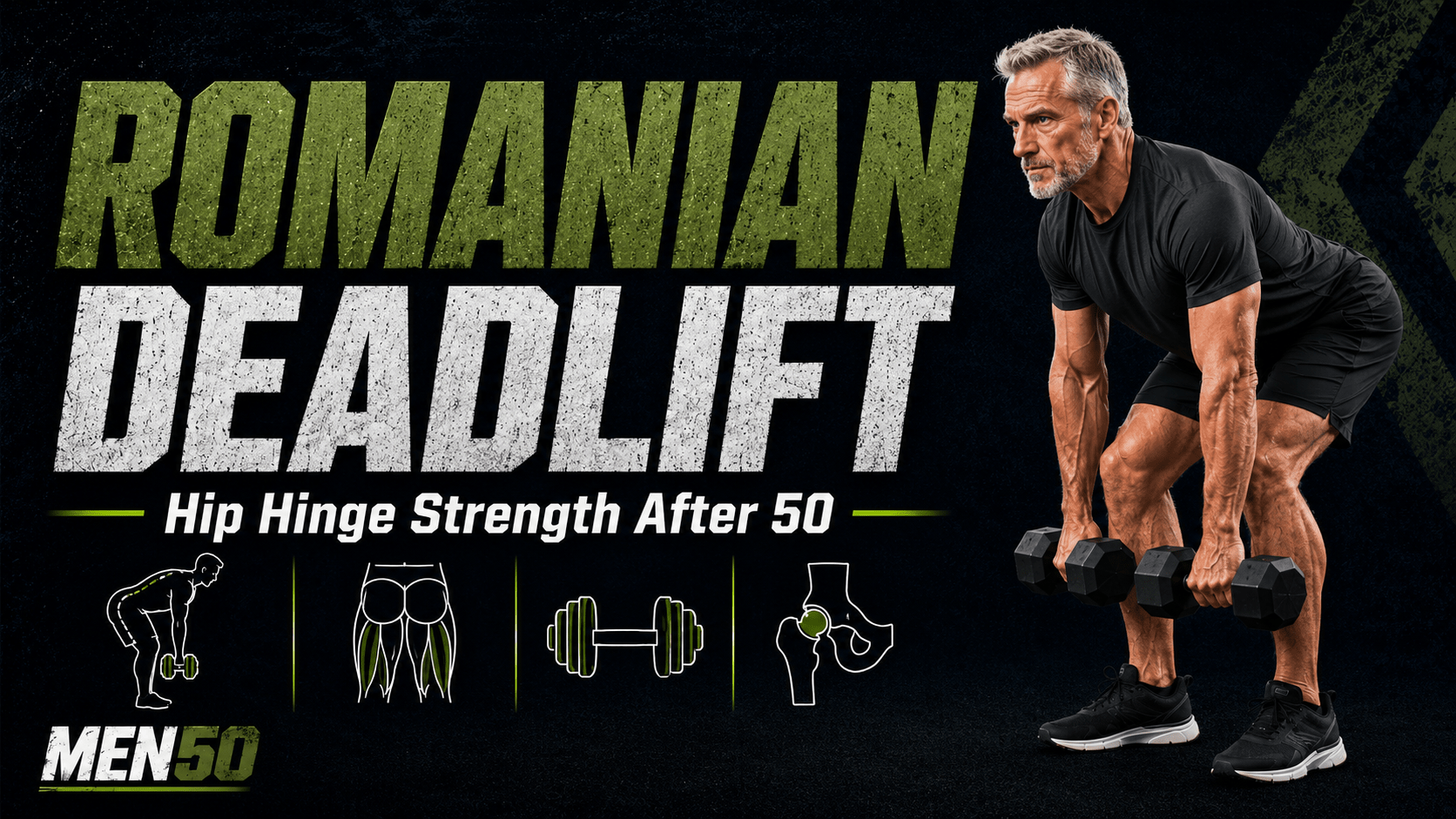 Romanian deadlift for strong hips after 50