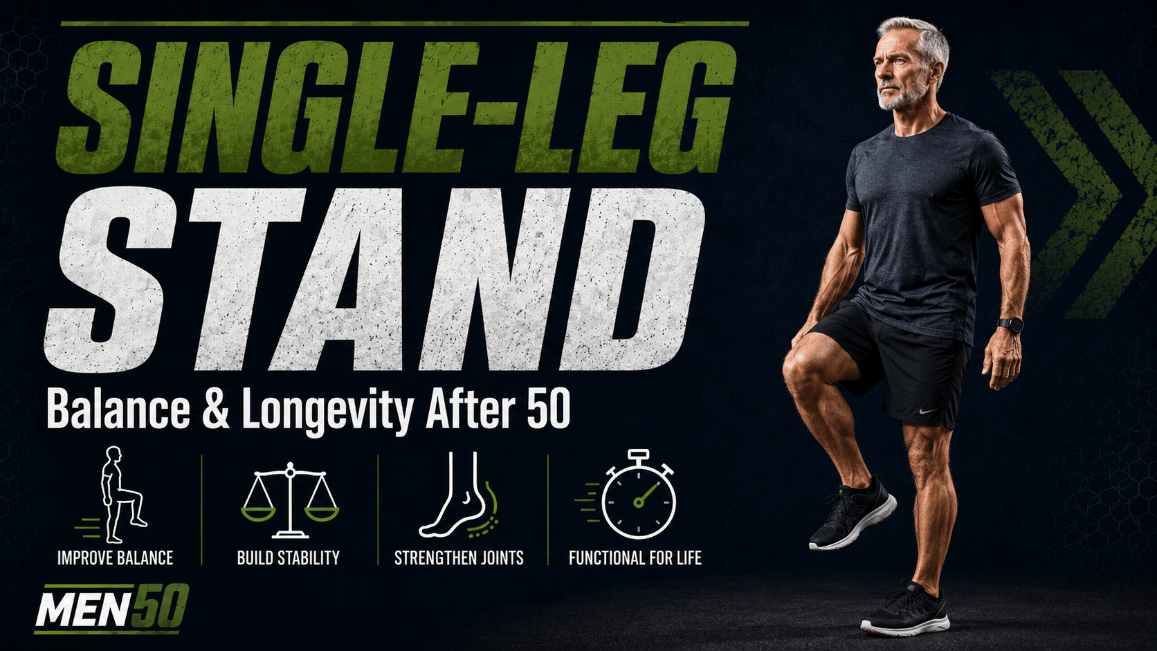 Single-leg balance for strength and stability