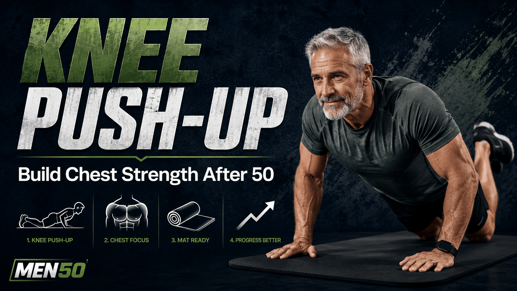 Strength after 50 Knee push-ups