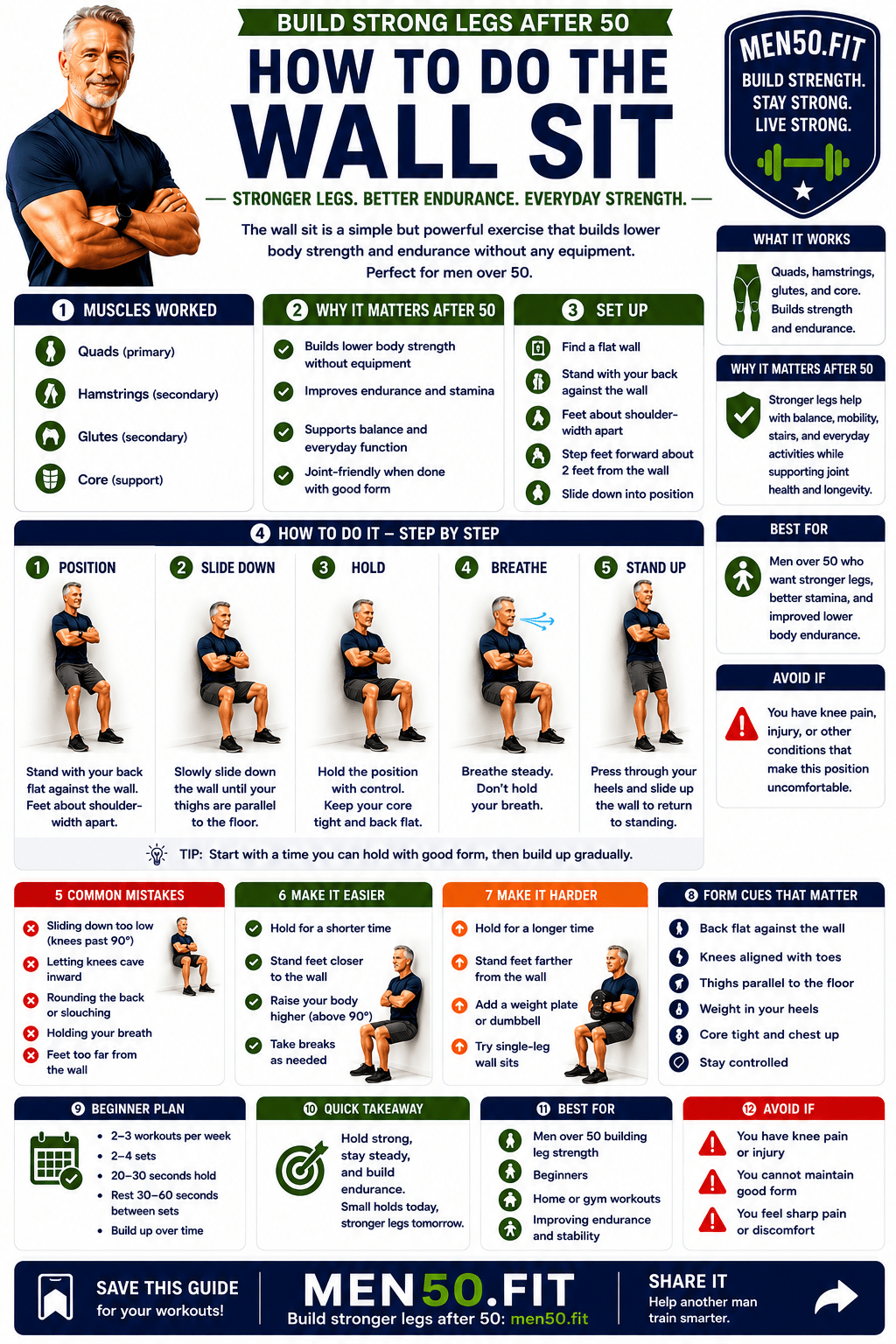 Build strong legs after 50 guide