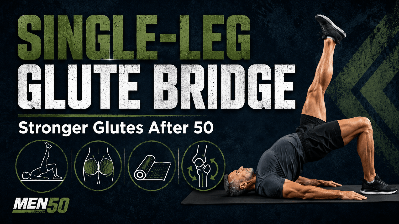Glute bridge workout for men 50+